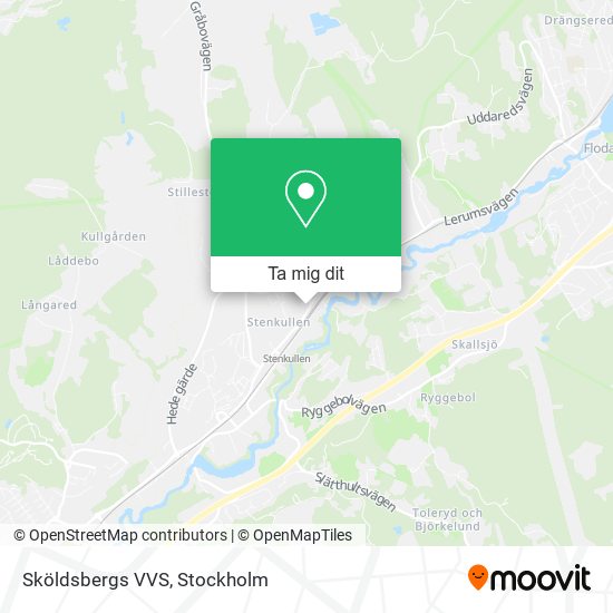 Sköldsbergs VVS karta