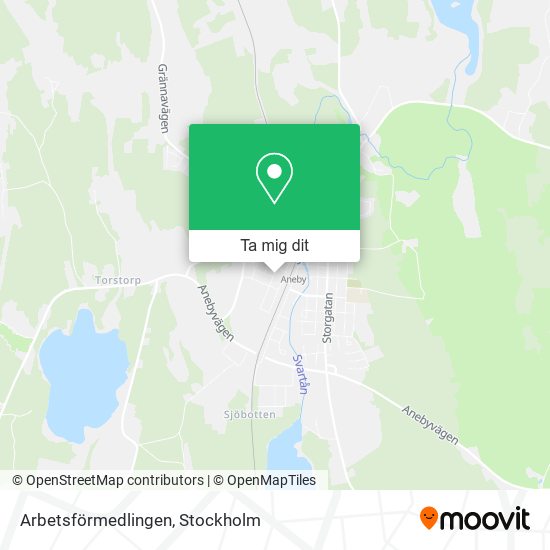 Arbetsförmedlingen karta