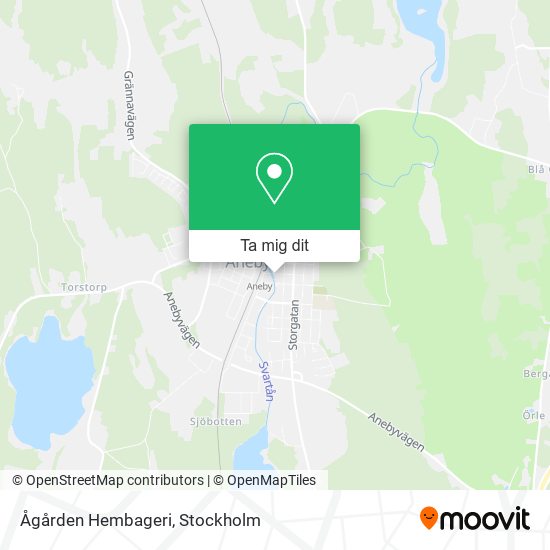 Ågården Hembageri karta