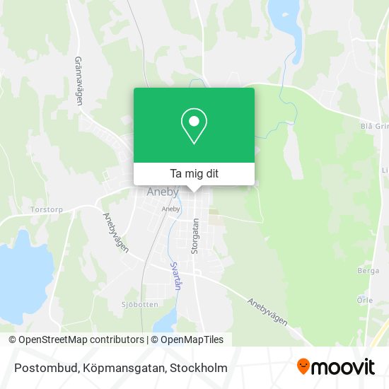 Postombud, Köpmansgatan karta