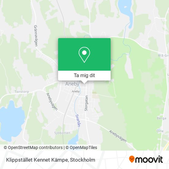 Klippstället Kennet Kämpe karta