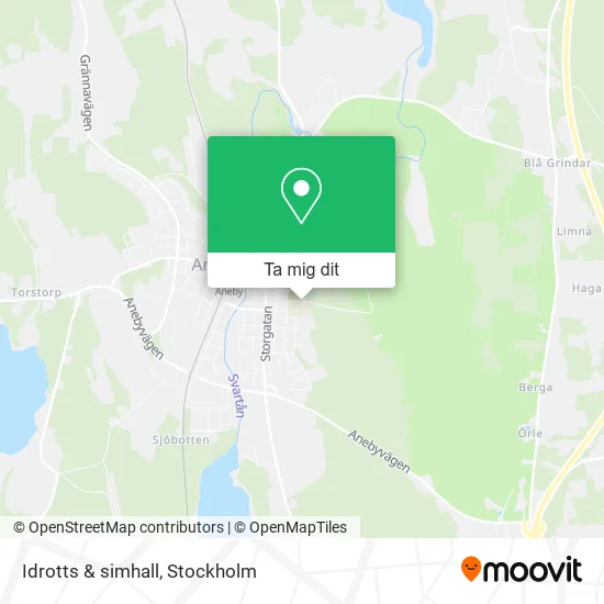 Idrotts & simhall karta