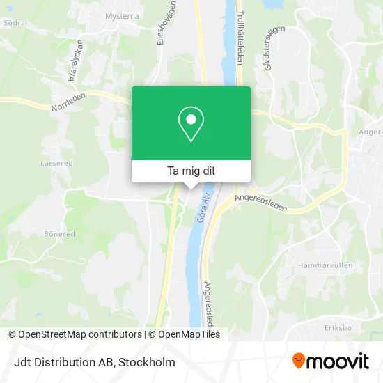 Jdt Distribution AB karta