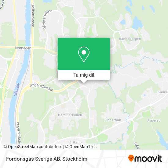 Fordonsgas Sverige AB karta