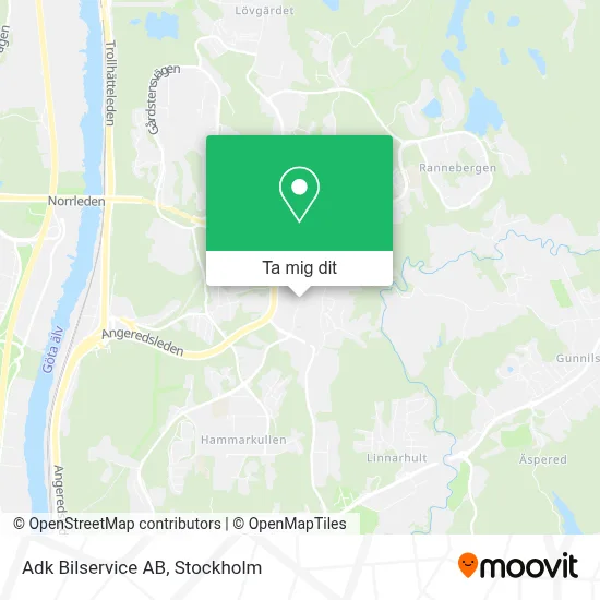 Adk Bilservice AB karta