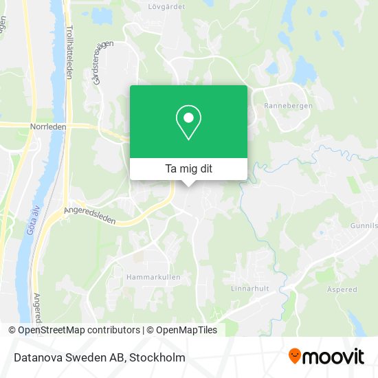 Datanova Sweden AB karta