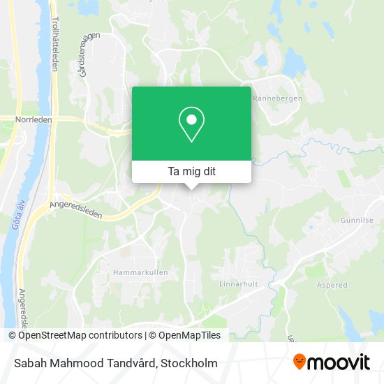Sabah Mahmood Tandvård karta