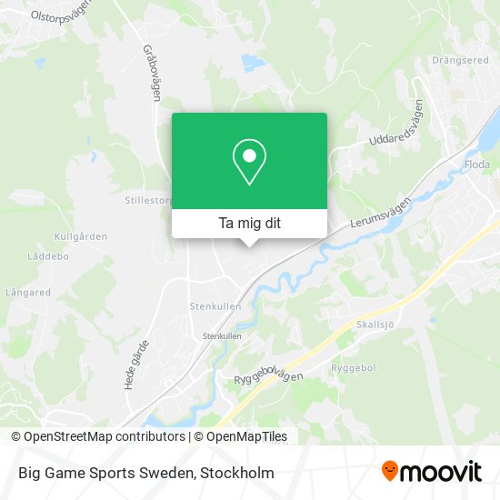 Big Game Sports Sweden karta