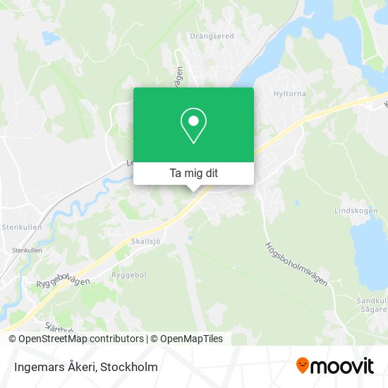 Ingemars Åkeri karta