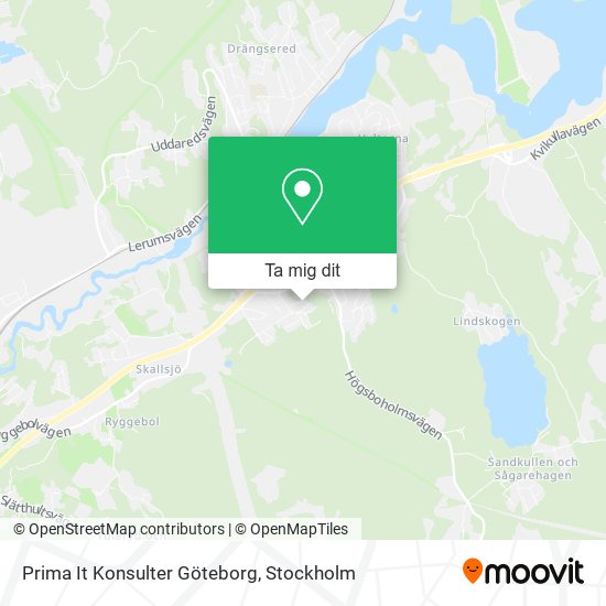 Prima It Konsulter Göteborg karta