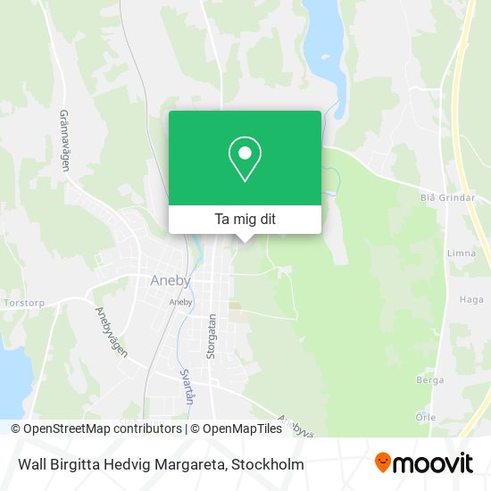 Wall Birgitta Hedvig Margareta karta