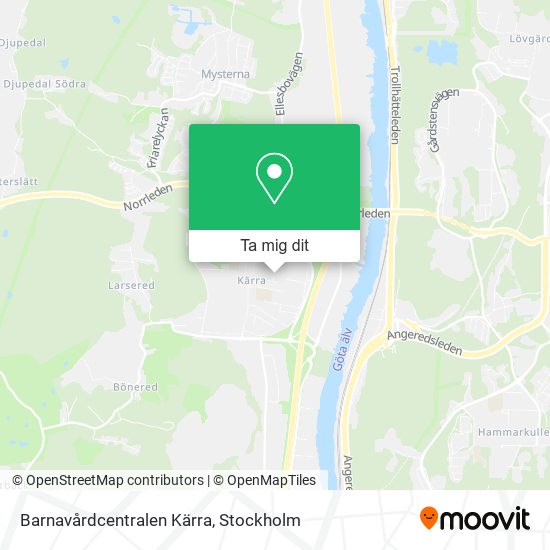 Barnavårdcentralen Kärra karta