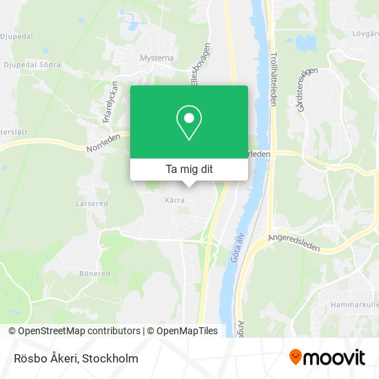 Rösbo Åkeri karta