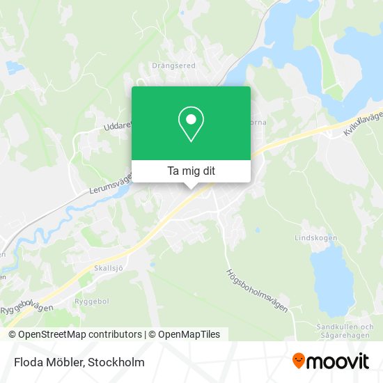Floda Möbler karta