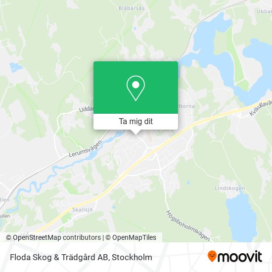 Floda Skog & Trädgård AB karta