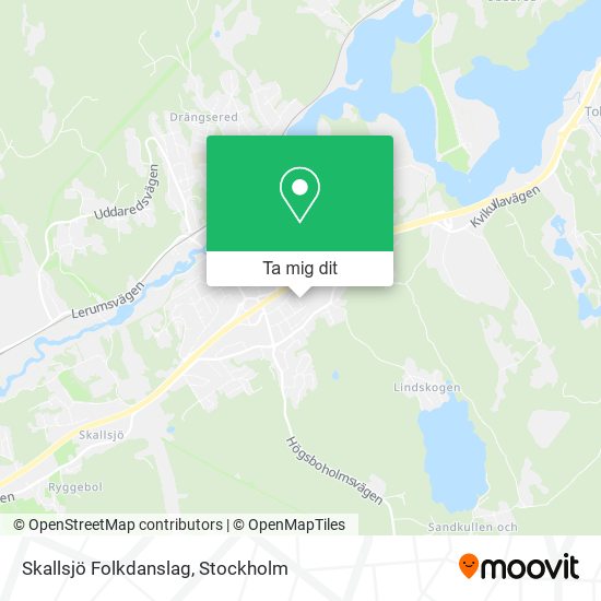 Skallsjö Folkdanslag karta