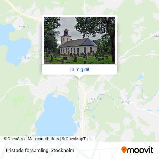 Fristads församling karta