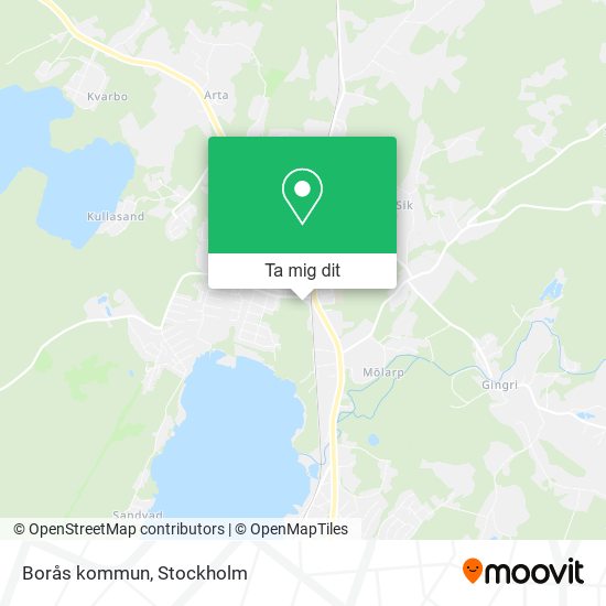 Borås kommun karta