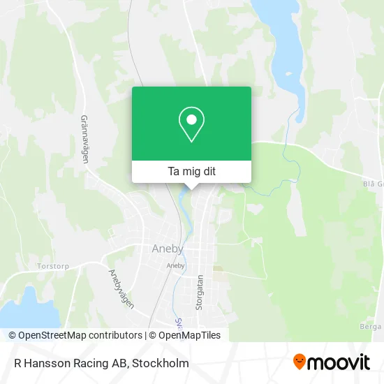 R Hansson Racing AB karta