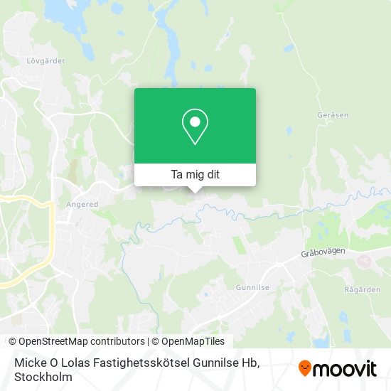 Micke O Lolas Fastighetsskötsel Gunnilse Hb karta