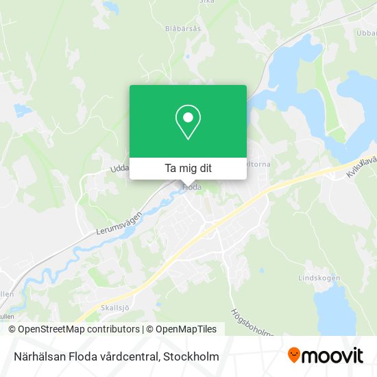 Närhälsan Floda vårdcentral karta
