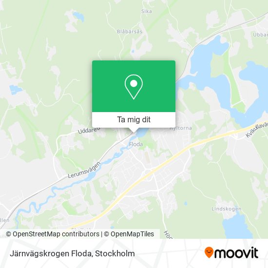 Järnvägskrogen Floda karta