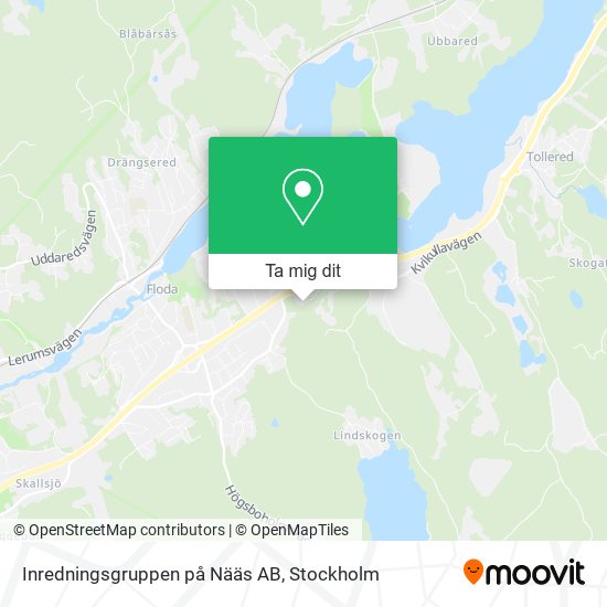 Inredningsgruppen på Nääs AB karta