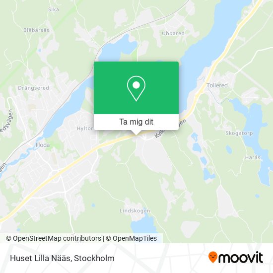 Huset Lilla Nääs karta