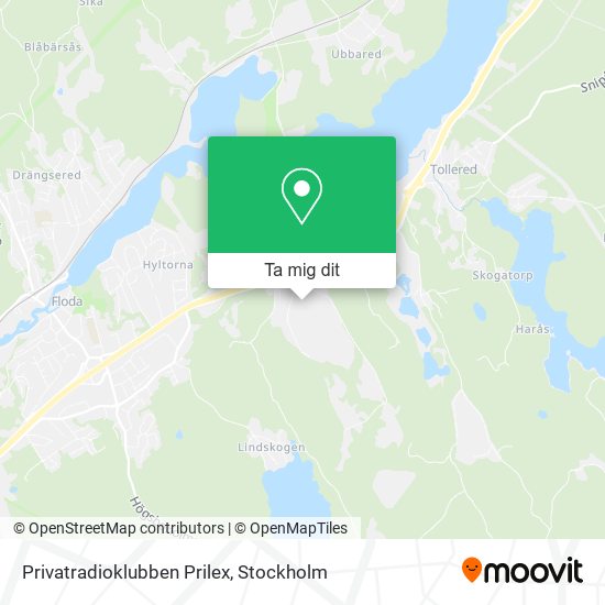 Privatradioklubben Prilex karta
