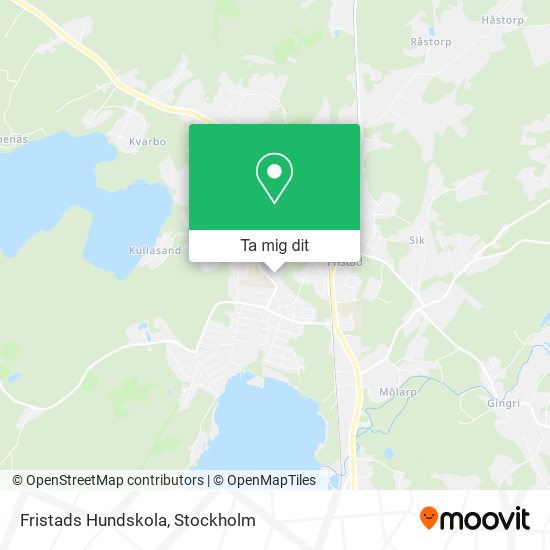 Fristads Hundskola karta