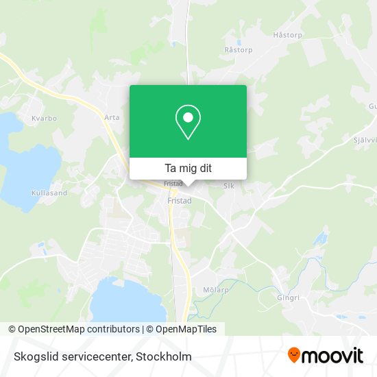 Skogslid servicecenter karta