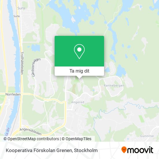 Kooperativa Förskolan Grenen karta