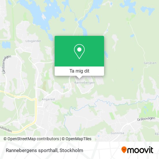 Rannebergens sporthall karta