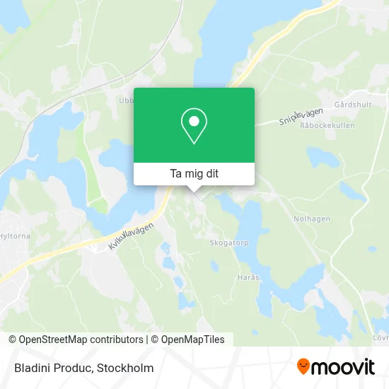 Bladini Produc karta