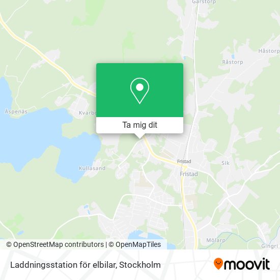 Laddningsstation för elbilar karta