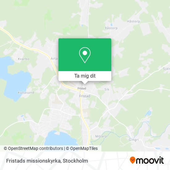 Fristads missionskyrka karta