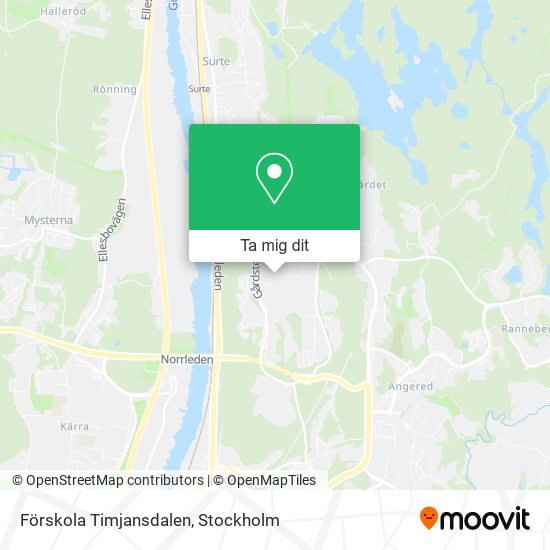 Förskola Timjansdalen karta