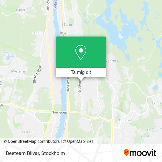 Beeteam Bilvar karta