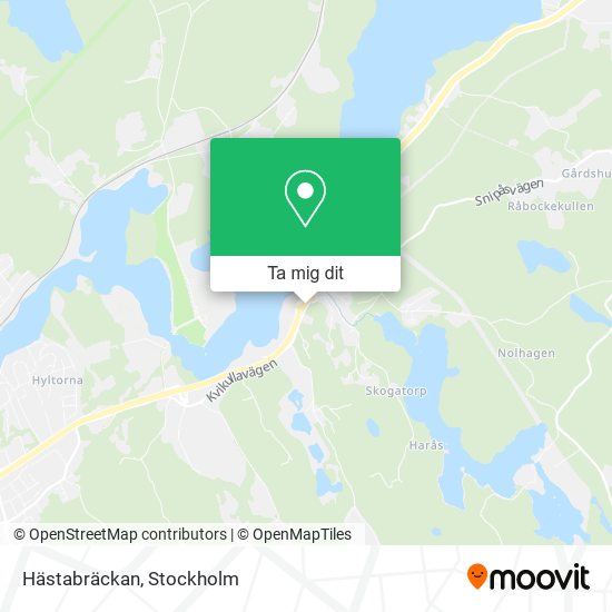 Hästabräckan karta