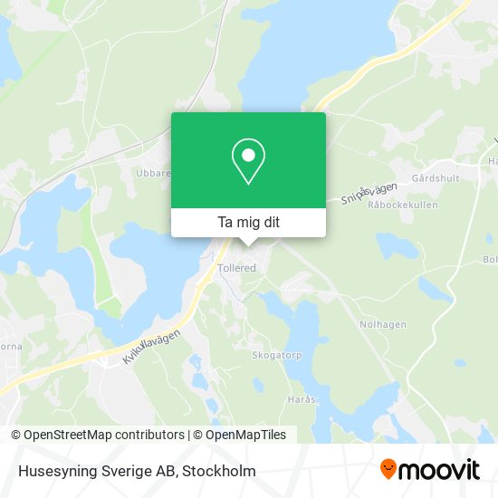Husesyning Sverige AB karta