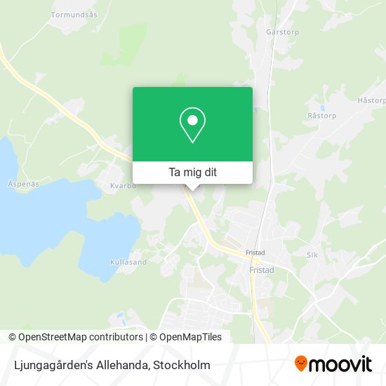 Ljungagården's Allehanda karta