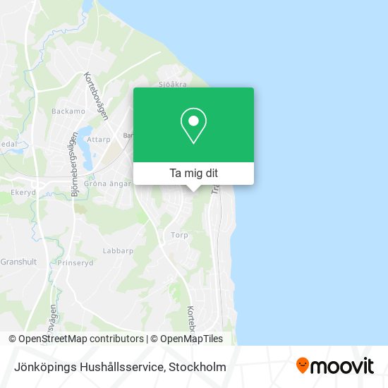 Jönköpings Hushållsservice karta