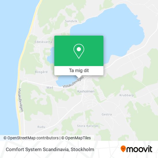 Comfort System Scandinavia karta