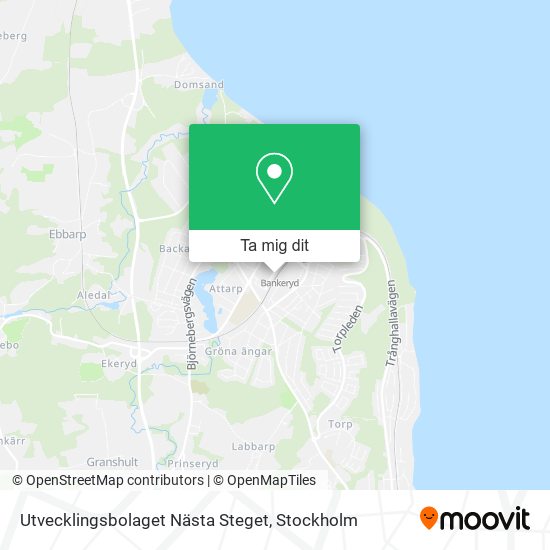 Utvecklingsbolaget Nästa Steget karta