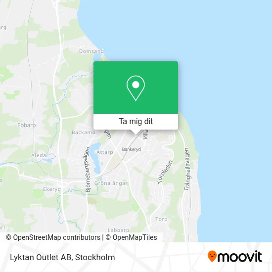 Lyktan Outlet AB karta