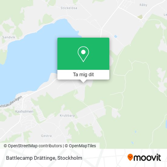 Battlecamp Drättinge karta