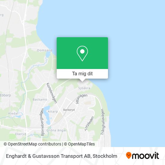 Enghardt & Gustavsson Transport AB karta