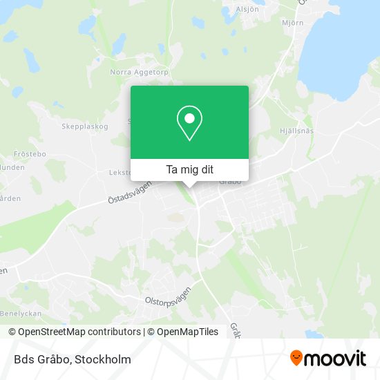 Bds Gråbo karta