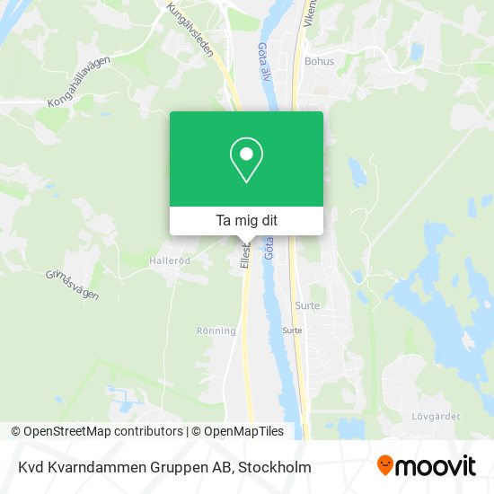 Kvd Kvarndammen Gruppen AB karta