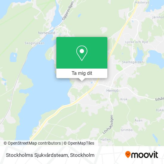 Stockholms Sjukvårdsteam karta